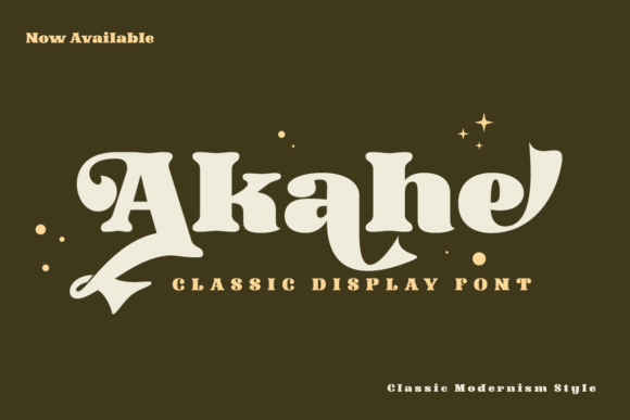 Akahe: A Display Font for Sophisticated Editorial Design