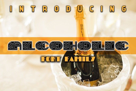 Alcoholic: A Bold Display Font for High-Impact Campaign Visuals