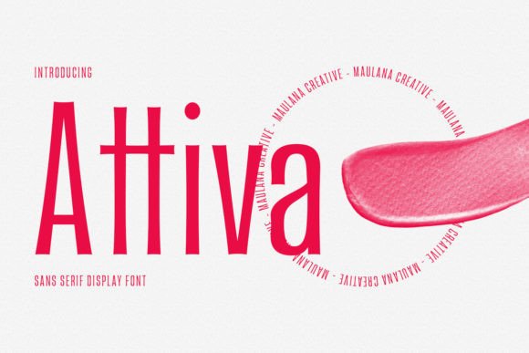 Attiva: A Modern Display Font That Elevates Digital Marketing Design