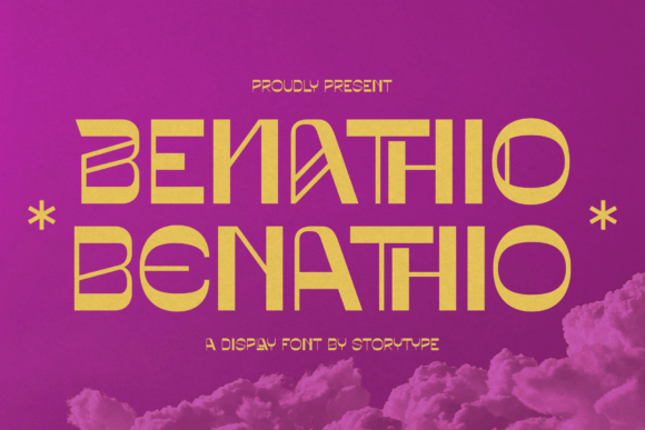 Benathio: A Modern Display Typeface That Elevates Brand Identity