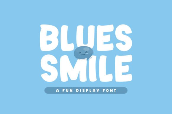 Blues Smile: A Playful Display Font for Lively Editorial Design