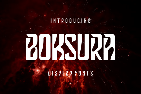 Boksura: A Modern Display Font That Elevates Handmade Design