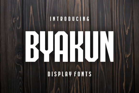 Byakun: A Modern Display Font That Elevates Small Business Branding