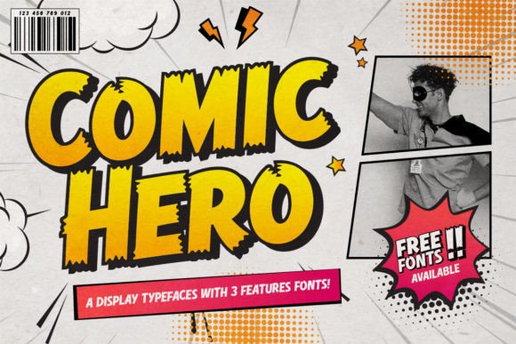 Comic Hero: The Playful Display Font for Crafters and Makers