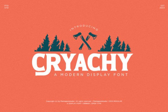 Cryachy: A Bold Display Font That Elevates Your Business Branding