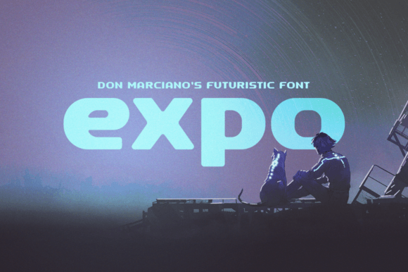 Expo: A Futuristic Display Font for Modern Editorial Design