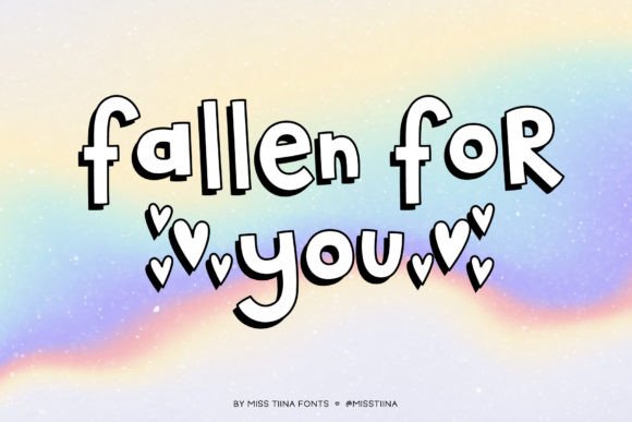 Fallen for You: A Playful Display Font That Elevates Small Business Branding