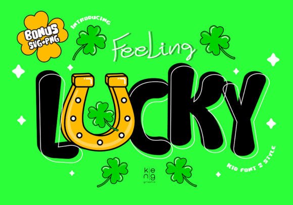 Felling Lucky: A Bold Display Font for Eye-Catching Branding