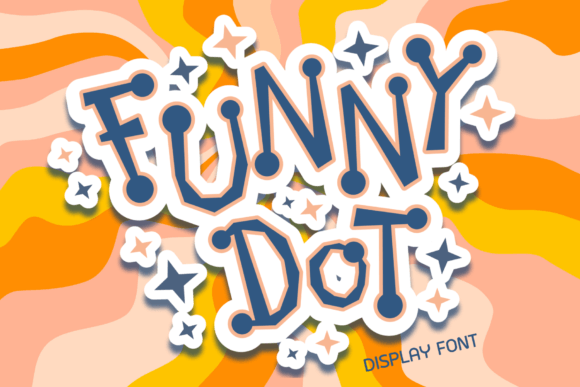 Funny Dot: A Joyful Display Font for Playful Branding Projects