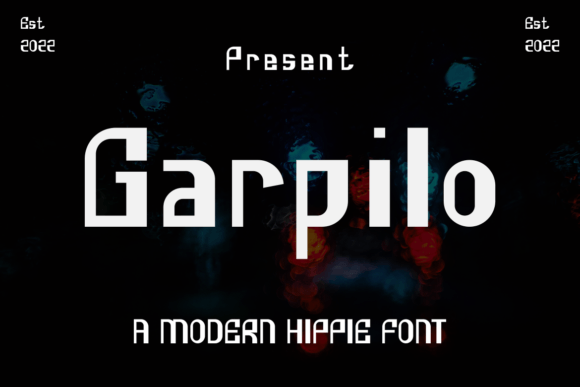 Garpilo Font: A Modern Hippie Typeface for Bold Digital Branding