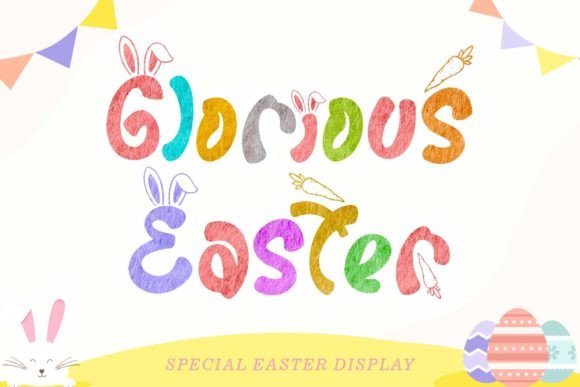 Glorious Easter: A Festive Display Font for Creative Web Projects