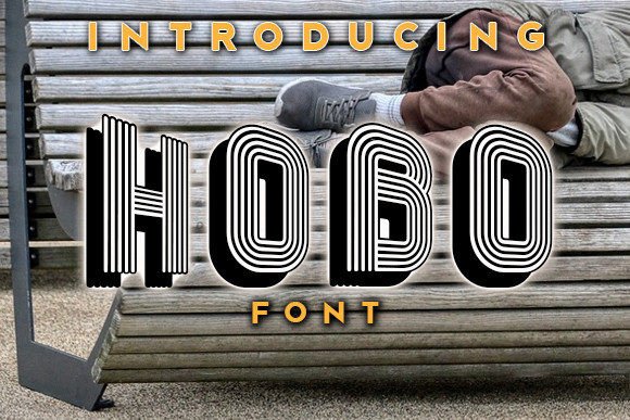 Hobo: A Modern 3D Typeface for Dynamic Web Design