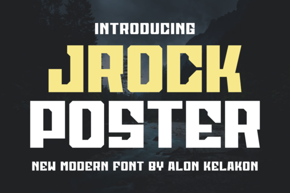 Jrock Poster: The Display Font That Elevates Campaign Visuals