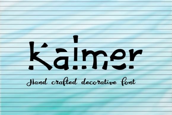Kalmer: A Playful Display Font for Web Designers and Digital Creators