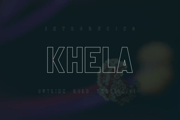 Khela Outline: A Bold Display Font for Modern Web Design Projects