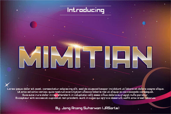 Mimitian: The Futuristic Display Font That Elevates Digital Branding