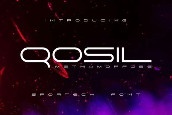 Qosil Methamorfose: A Futuristic Display Font That Elevates Brand Identity