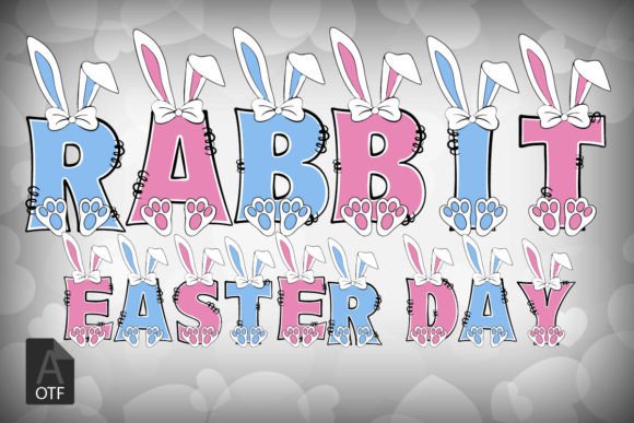 Rabbit Easter Day: A Designer’s Take on This Playful Display Font