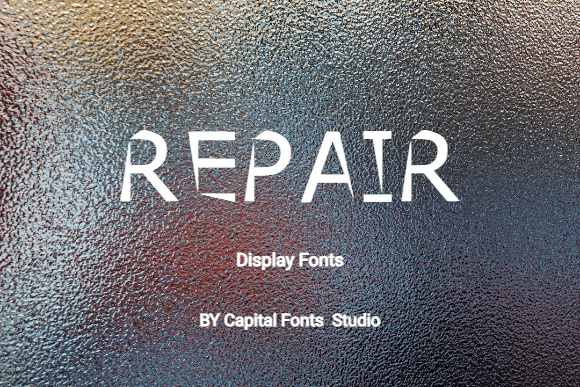 Repair: A Modern Display Font That Elevates Editorial Design