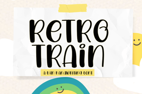 Retro Train: A Stylish Display Font for Modern Editorial Design