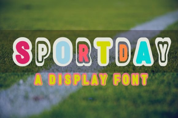 Sportday: A Bold Display Font for Editorial Design and Brand Identity