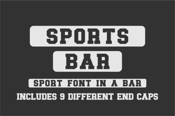 Sports Bar: A Bold Display Font for Dynamic Editorial Design