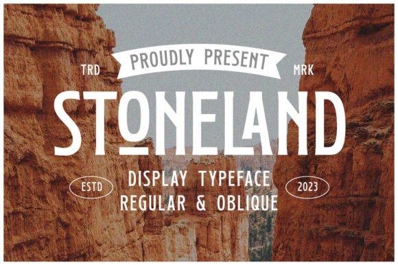 Stoneland: A Vintage Display Font That Elevates Small Business Branding