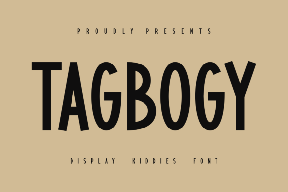 Tagbogy: A Modern Display Font That Elevates Handmade Branding