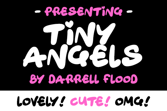 Tiny Angels: A Playful Hand-Drawn Font for Family-Friendly Branding