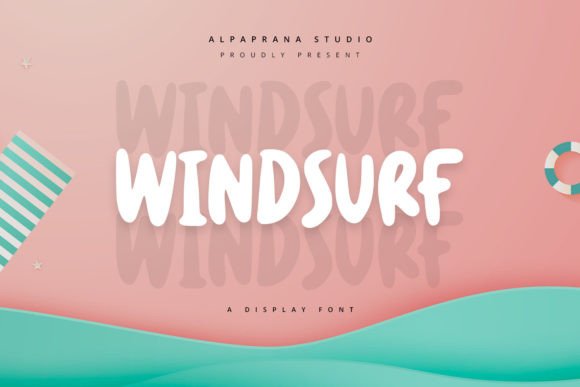 Windsurf: A Playful Display Font for Editorial Charm